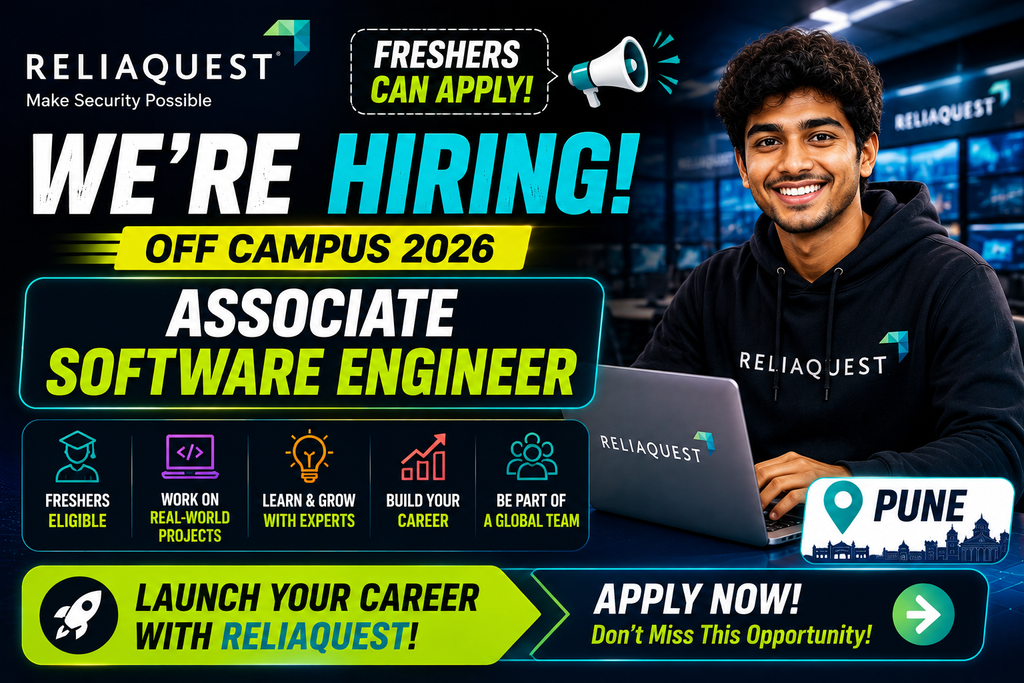 ReliaQuest Off Campus 2026 Hiring Freshers For Associate Software Engineer | Pune