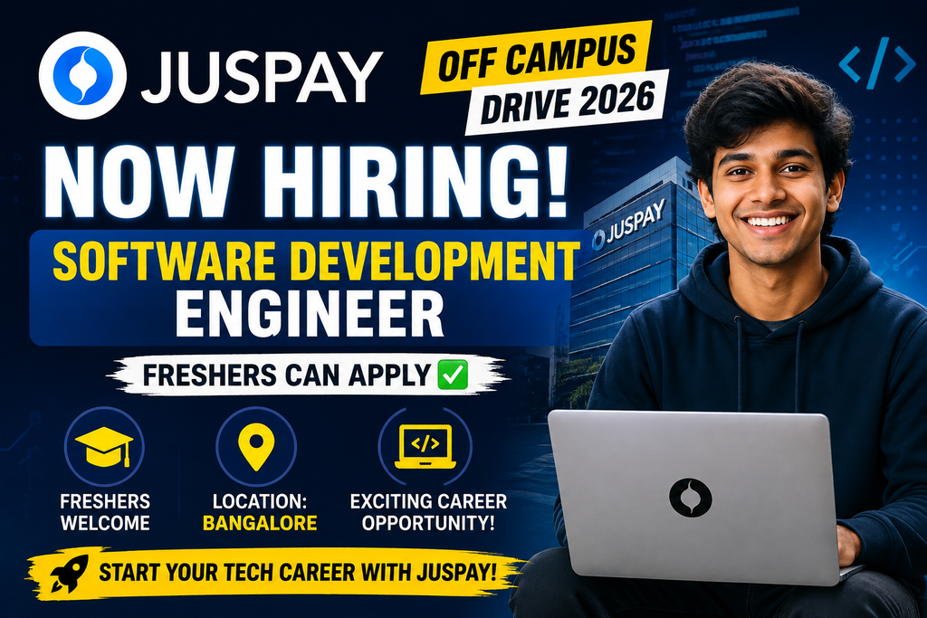 Juspay Off Campus Drive 2026 Hiring Freshers For Software Development Engineer | Bangalore