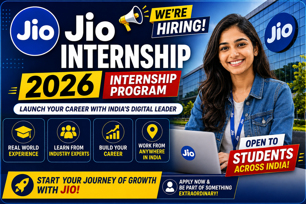 Jio Internship 2026 Hiring For Internship Program | India