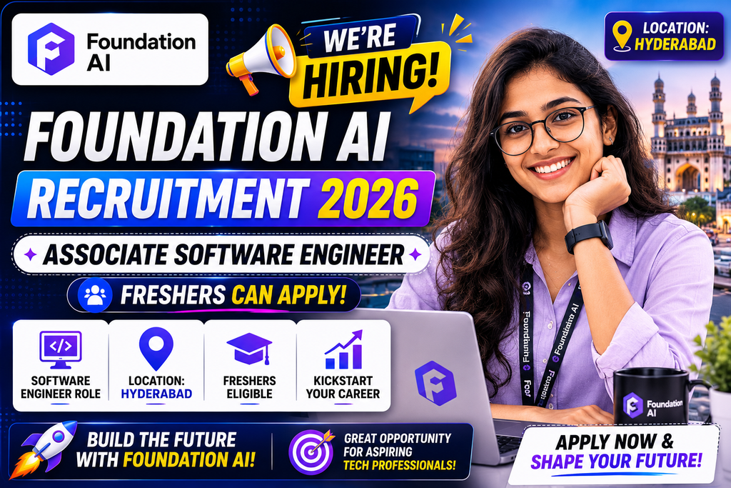 Foundation AI Recruitment 2026 Hiring Freshers For Associate Software Engineer | Hyderabad