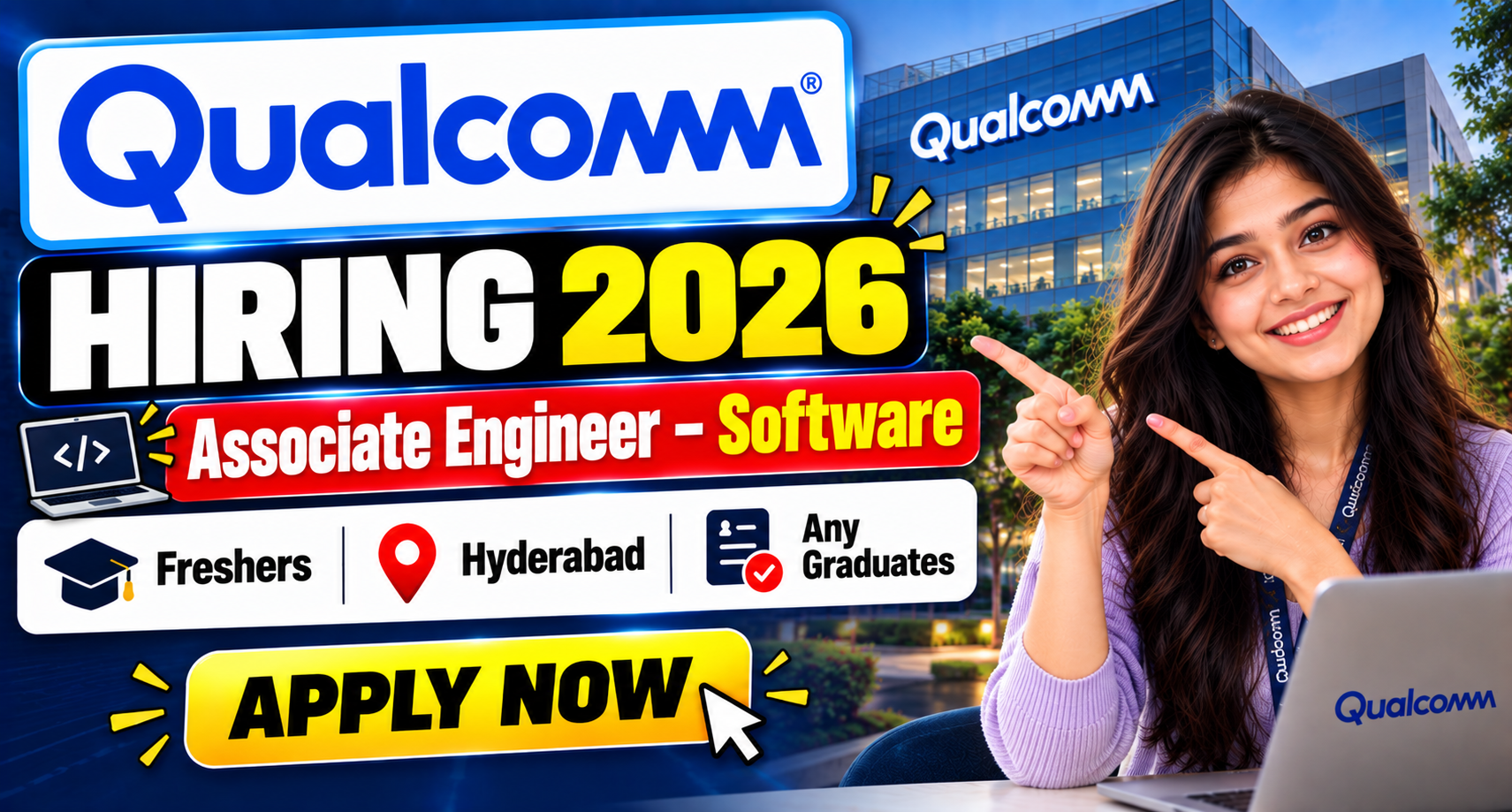 Qualcomm Hiring 2026 For Associate Engineer – Software | Freshers ...