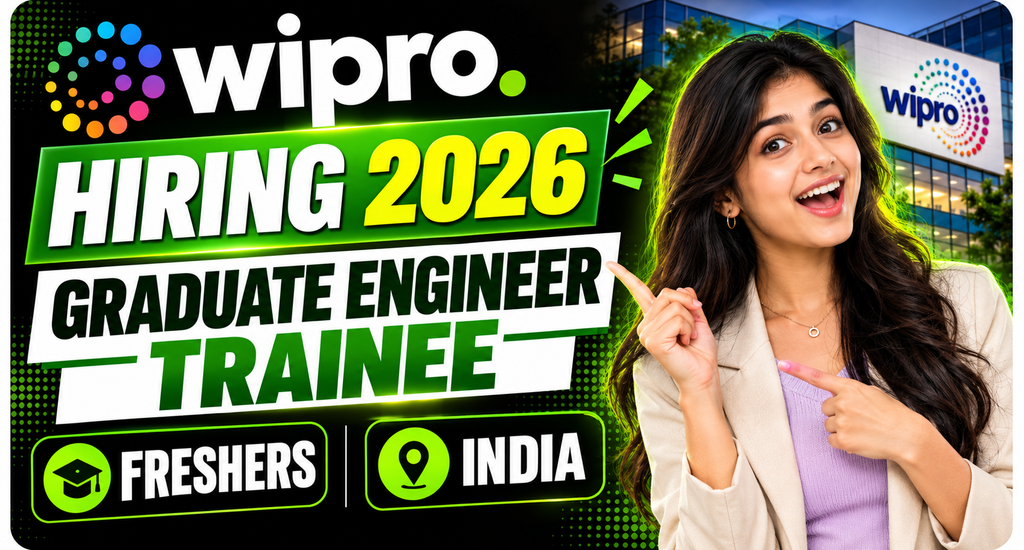 Wipro Hiring 2026 For Graduate Engineer Trainee | Freshers | India