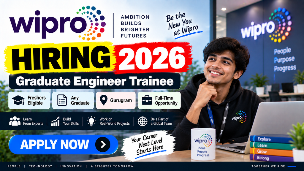 Wipro Hiring 2026 For Graduate Engineer Trainee | Gurugram