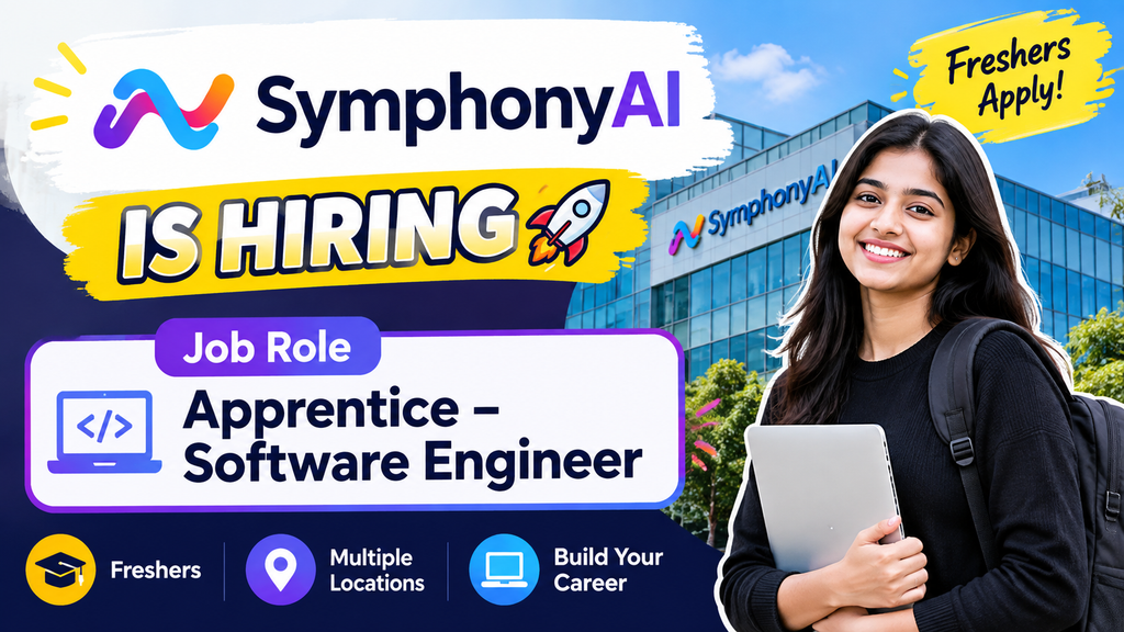 SymphonyAI Hiring 2026 – Apprentice Software Engineer | Freshers | Bengaluru