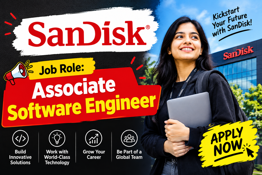 SanDisk Associate Software Engineer Recruitment 2026 – Bengaluru