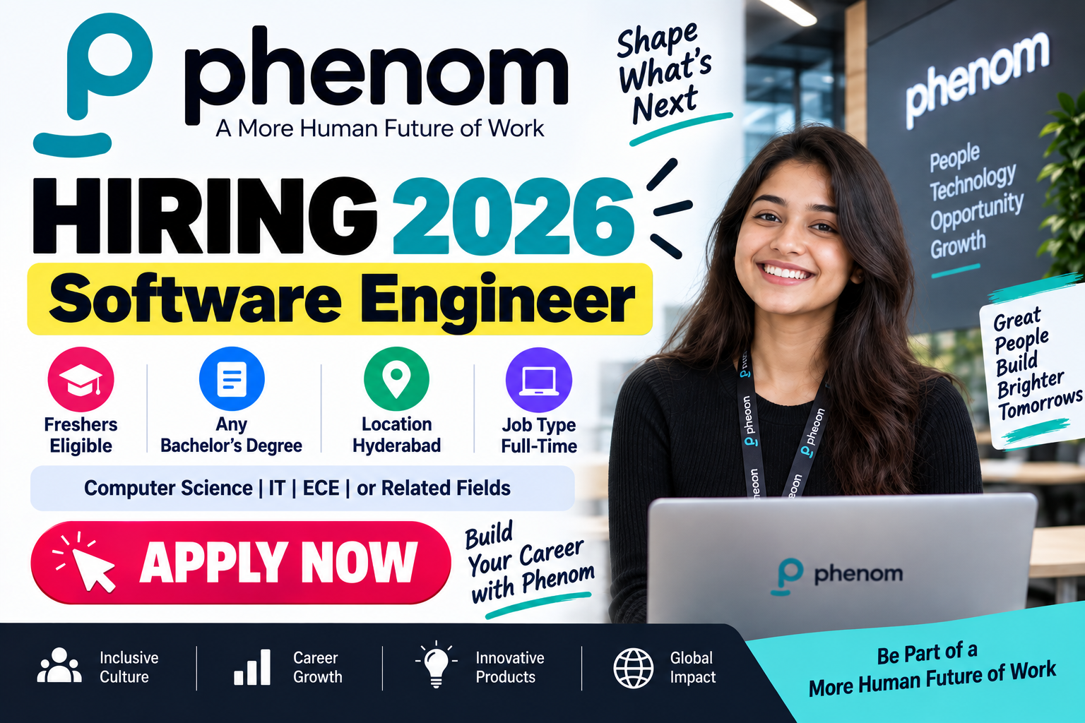 Phenom Hiring 2026 For Software Engineer | Hyderabad