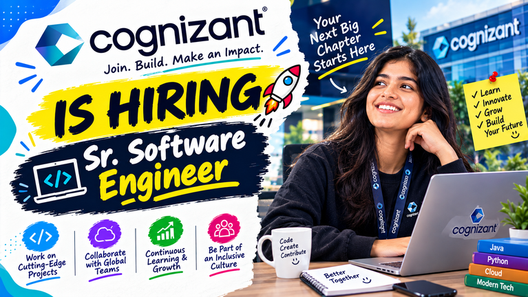 Cognizant Sr. Software Engineer Recruitment 2026 – Hyderabad