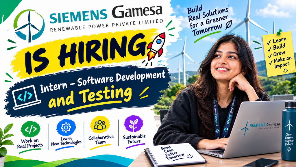 Siemens Gamesa Intern – Software Development and Testing Recruitment 2026