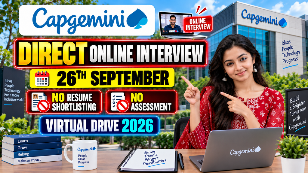 Capgemini Virtual Drive 2026 For Workday Functional & Technical Roles | Pan India