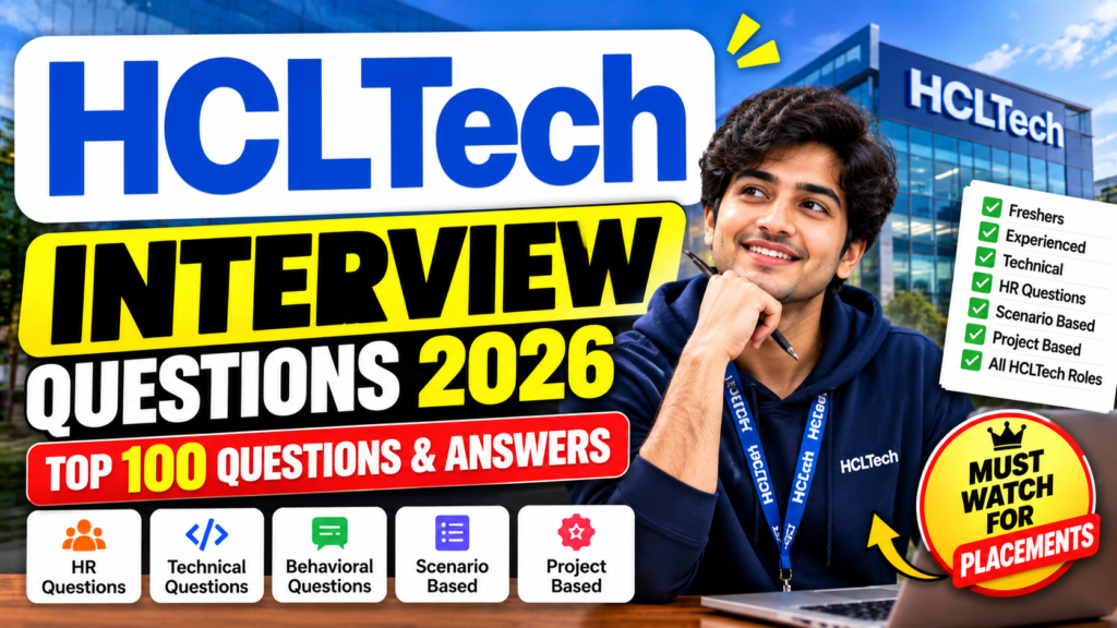 HCLTech Interview Questions