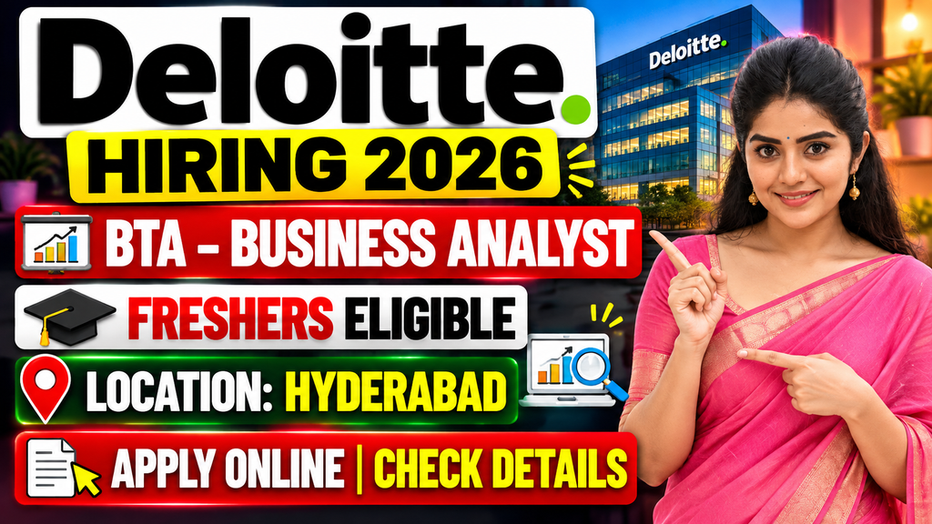 Deloitte Hiring 2026 For BTA