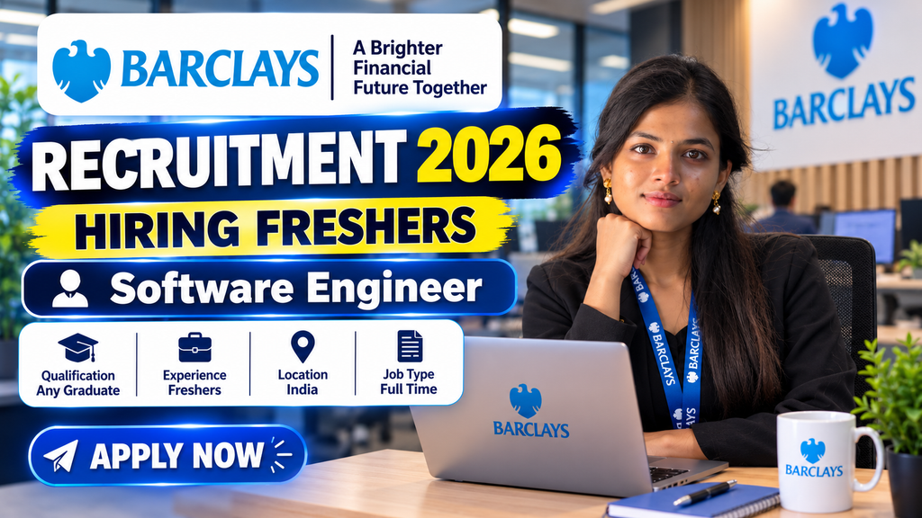 Barclays Recruitment 2026 For Software Engineer