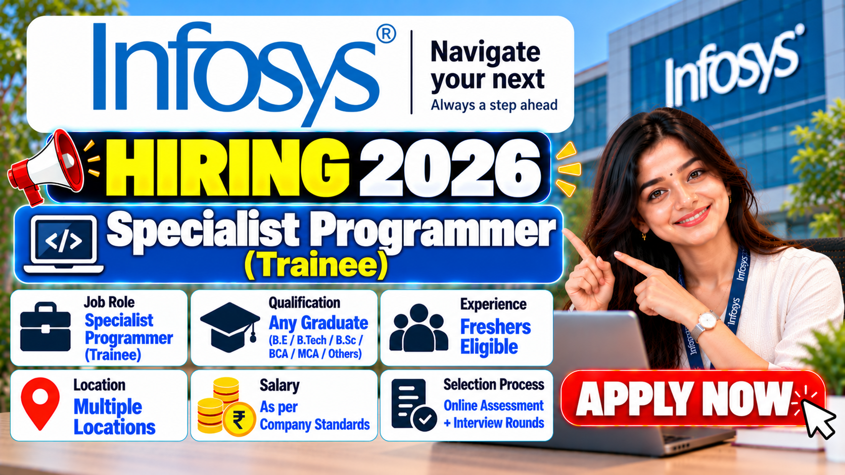 Infosys Hiring 2026 For Specialist Programmer (Trainee) | Freshers ...