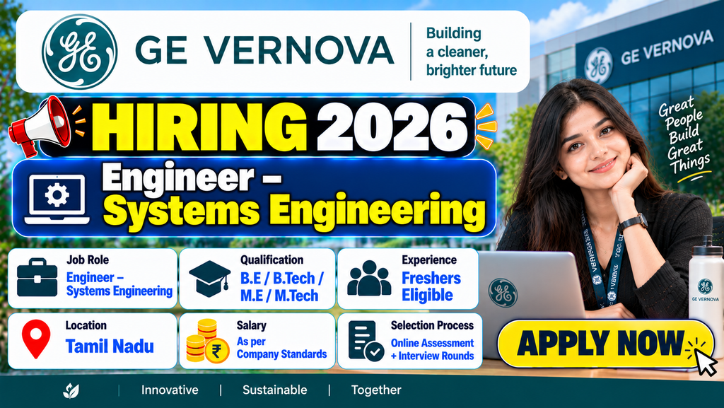 GE Vernova Recruitment 2026 For Engineer
