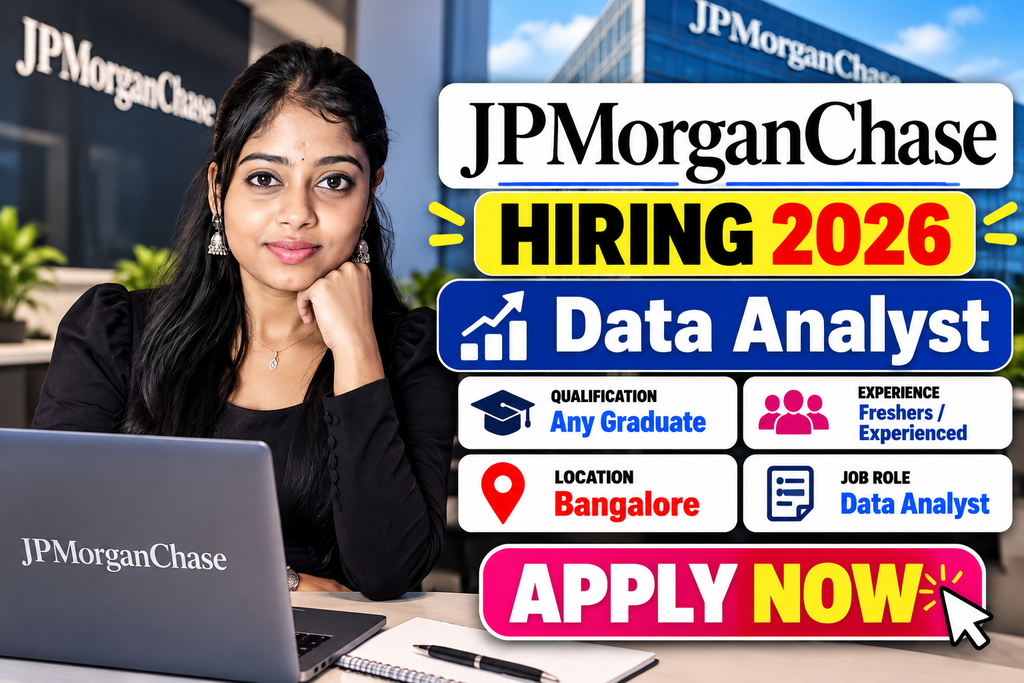 JPMorganChase Hiring 2026 For Data Analyst