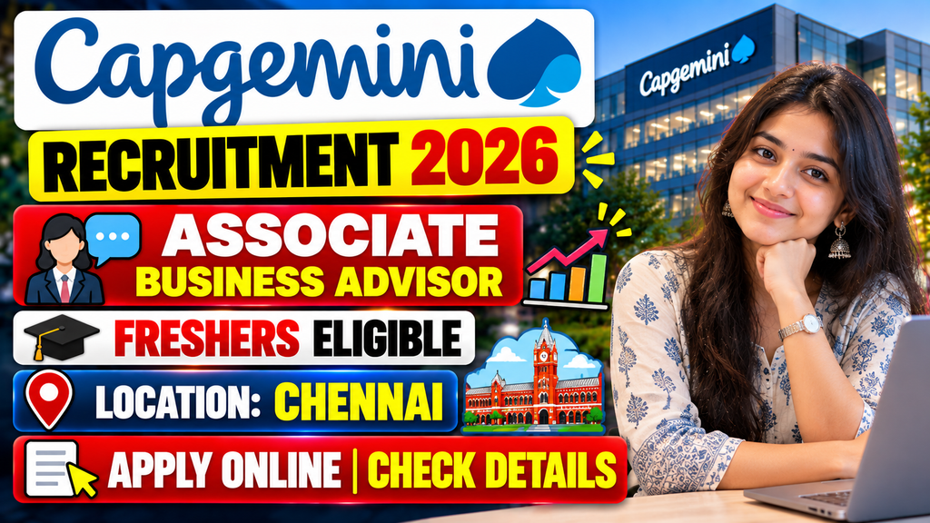Capgemini Recruitment 2026 Hiring Freshers