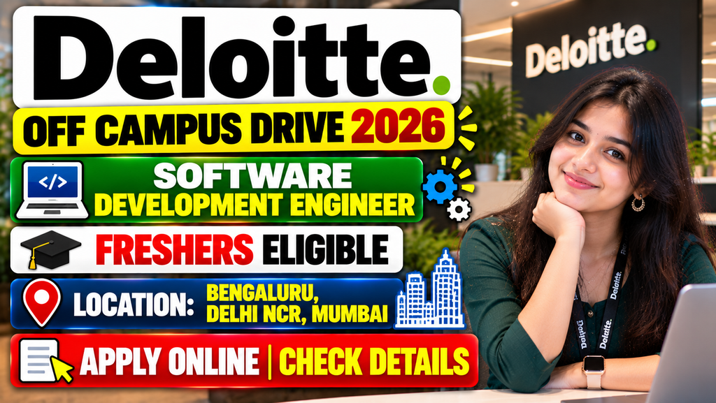 Deloitte Off Campus Drive 2026 Hiring