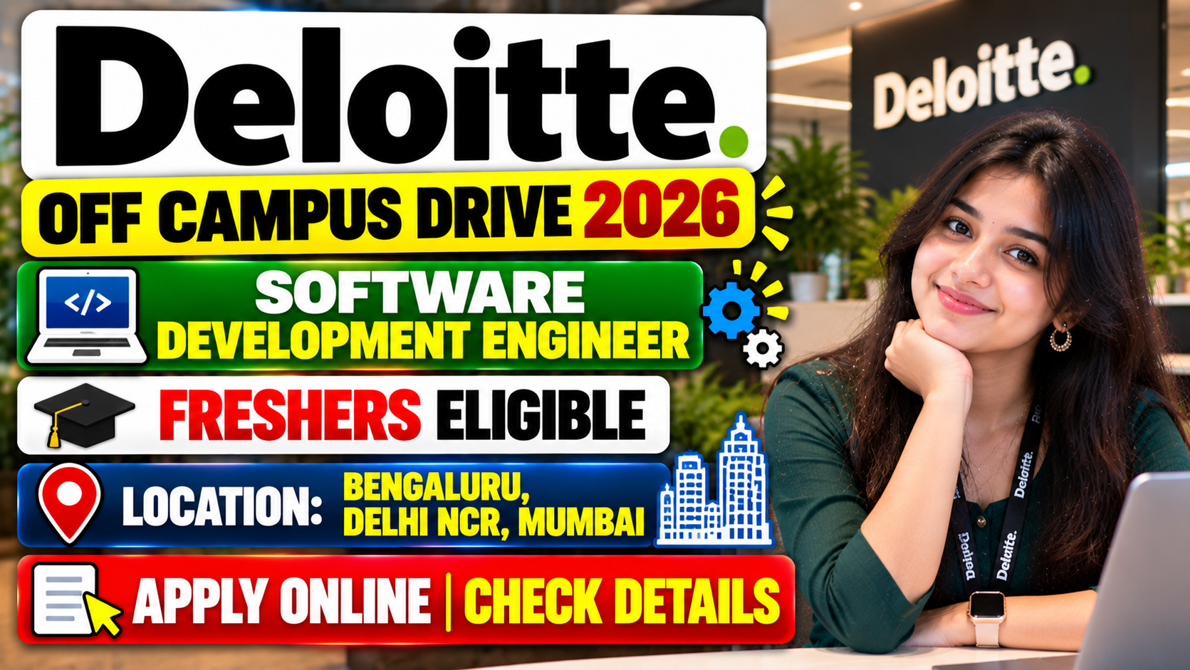Deloitte Off Campus Drive 2026 Hiring Software Development Engineer ...