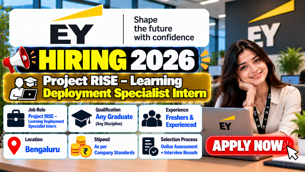 EY Hiring 2026 For Project RISE