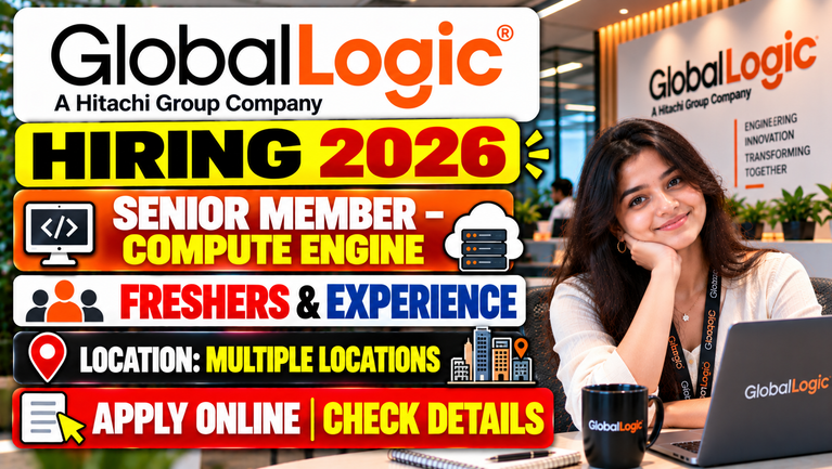 Materials Computing GlobalLogic Hiring 2026 For Senior Member – Compute Engine