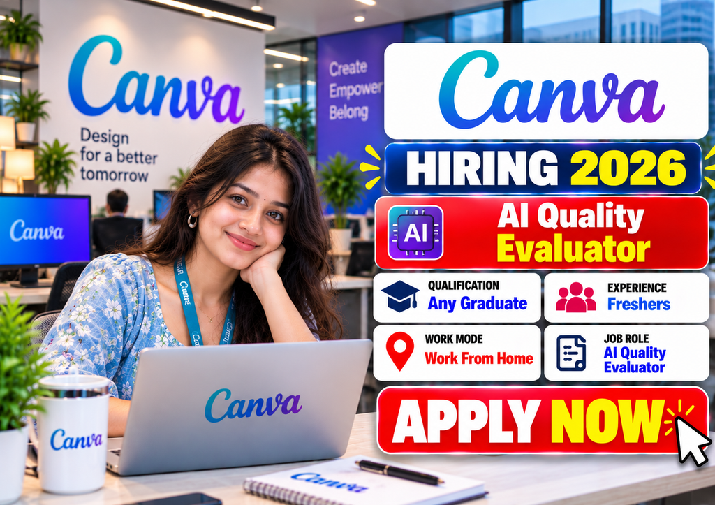 Canva Hiring 2026 For AI Quality Evaluator
