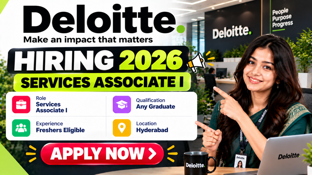 Deloitte Hiring 2026 For Services Associate
