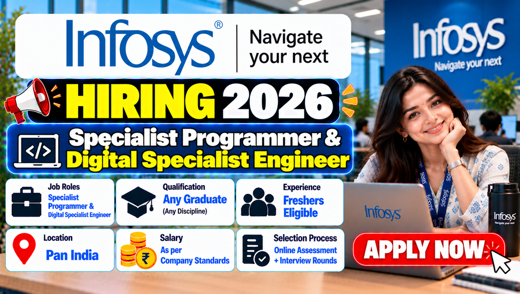 Infosys Off Campus Drive 2026