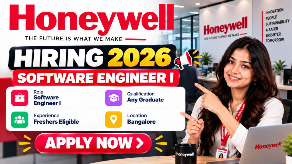 Honeywell Hiring 2026 For Software Engineer I | Freshers | Bangalore