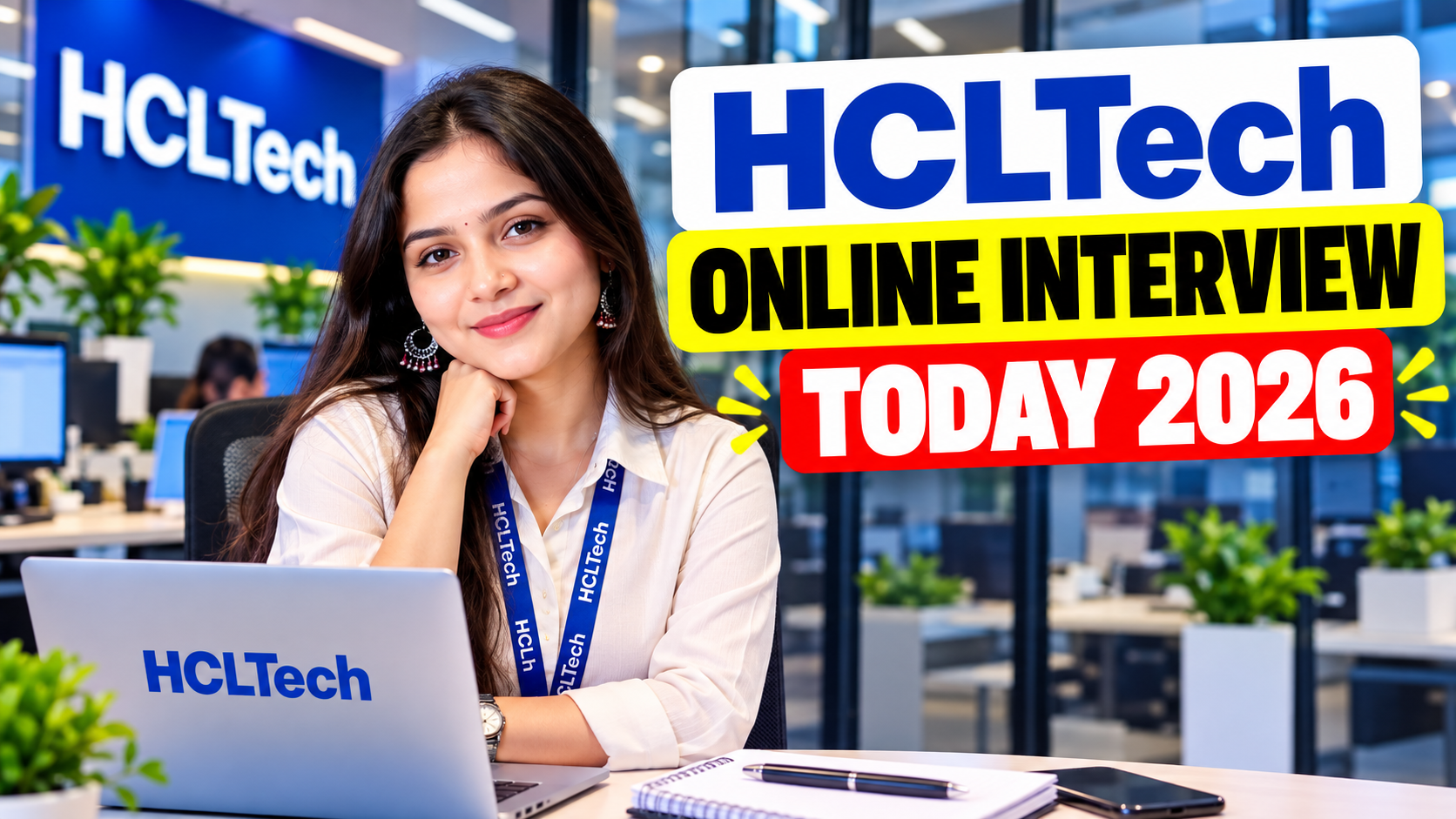HCL Tech Virtual Online Interview 2026 For Freshers