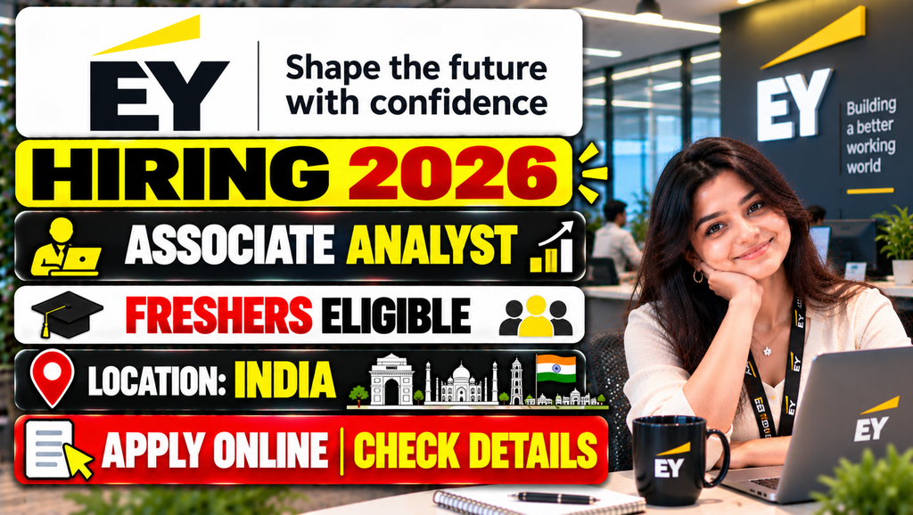 EY Hiring 2026 For Associate Analyst