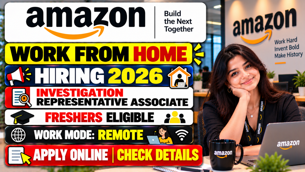 Amazon Work From Home Hiring Freshers