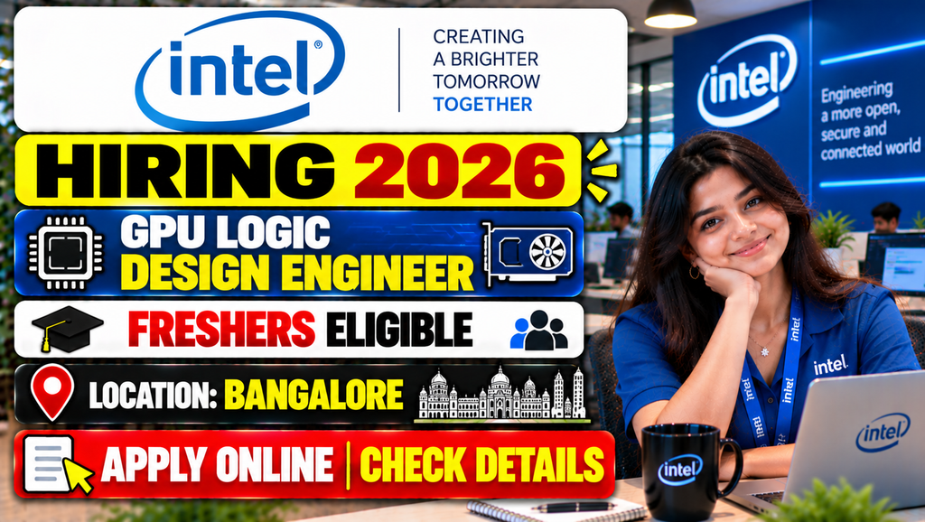 Intel Hiring 2026 For GPU Logic Design Engineer