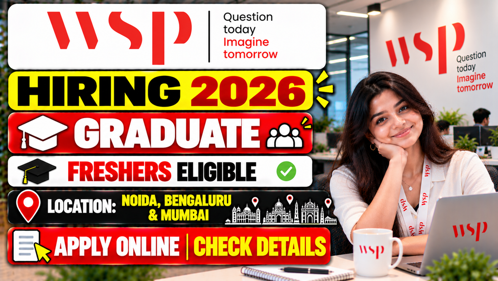 WSP Hiring 2026 For Graduate