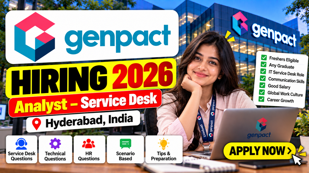 Genpact Hiring 2026 For Analyst